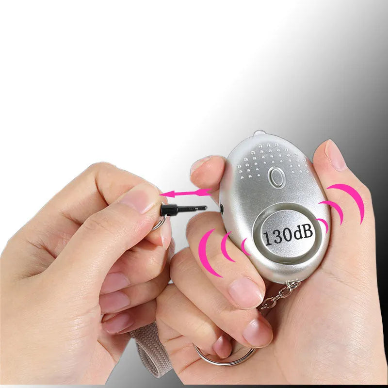 L002-H model personal safety alarm in multiple colour options with LED light function