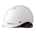 Electric bicycle road riding helmet in black with ABS shell and EPS inner layer, one size 56-61cm