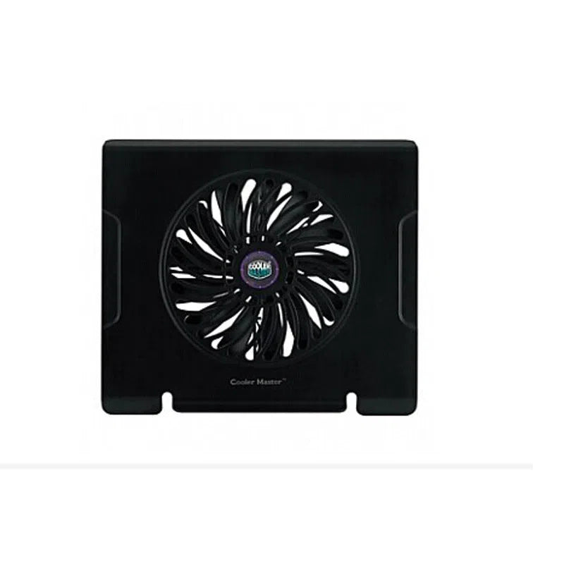 Cooler Master CMC3 notebook cooling base with 12 cm big fan, 1800 RPM, 25 dB, two USB ports