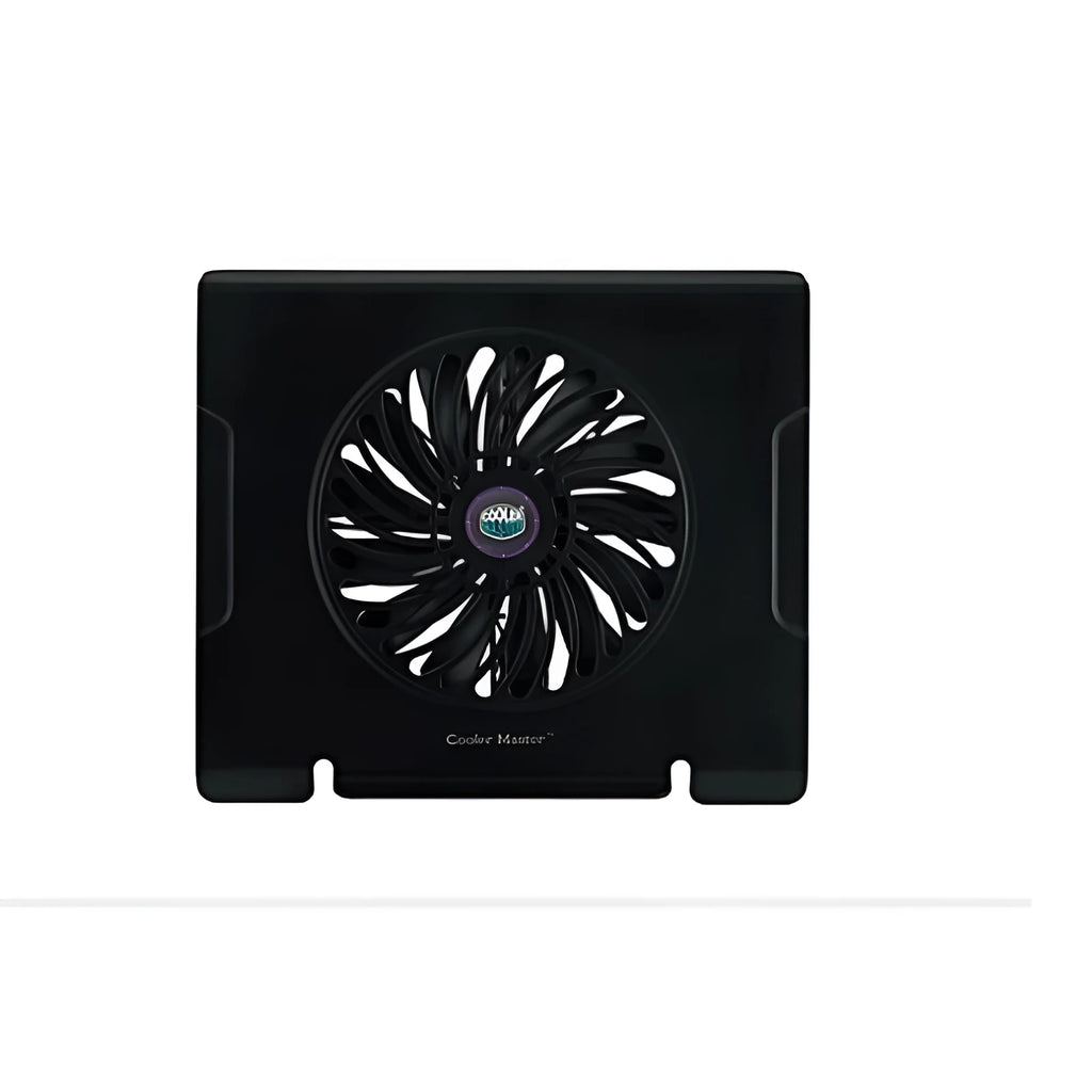 Cooler Master CMC3 notebook cooling base with 12 cm big fan, 1800 RPM, 25 dB, two USB ports