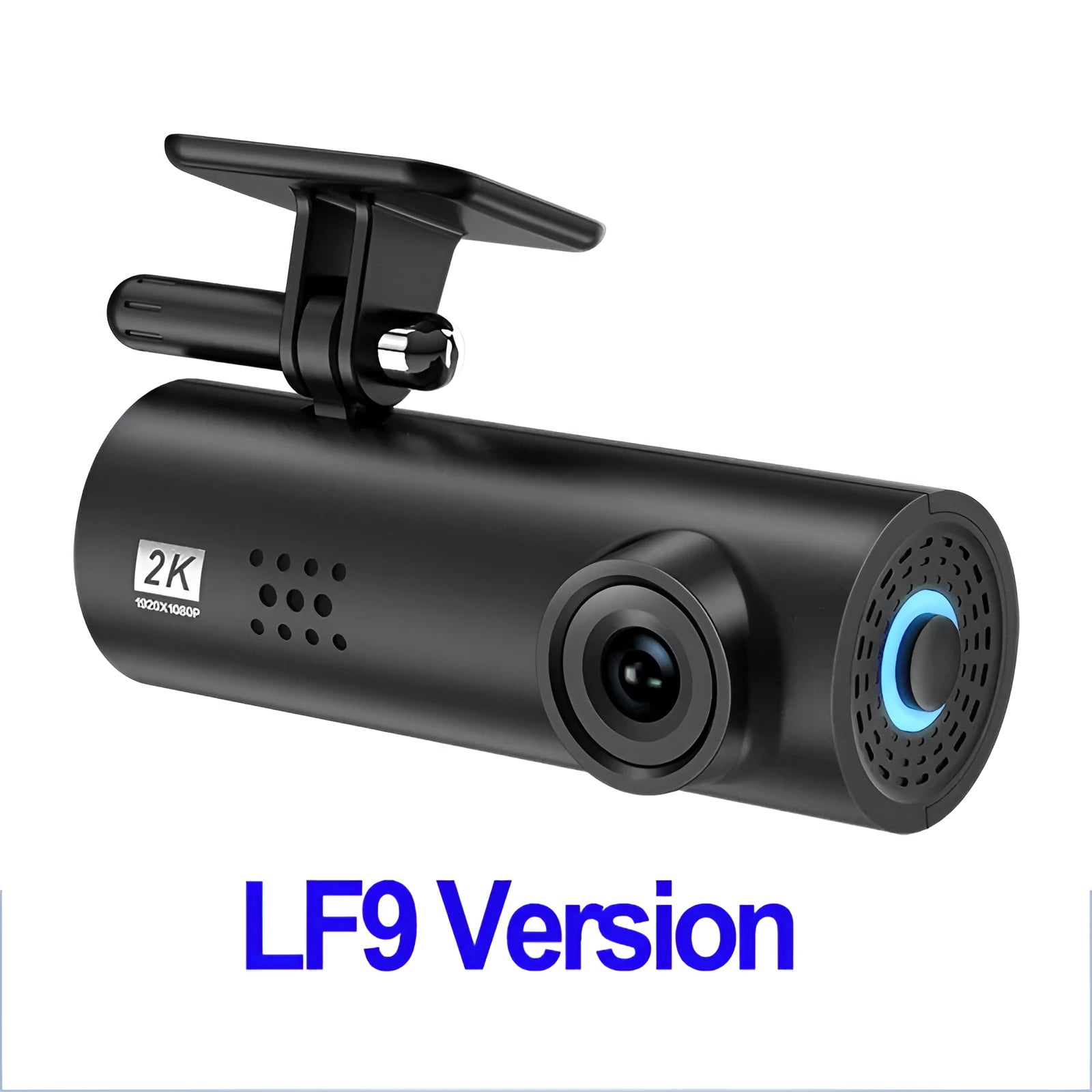 WiFi-enabled car dash cam with super night vision and 170 degree wide-angle lens