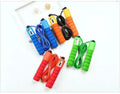 Adult synchronised sports skipping rope with counting handles showing multi-colour options