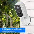 Outdoor battery surveillance dome camera with 1080P night vision and PIR sensor