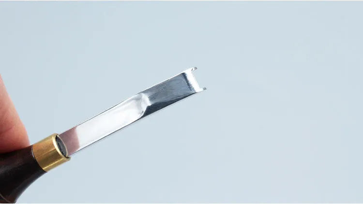 Leather hairdressing hand tools with sectional cutting wide shovel edge and drum shovel thinner