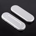 Rectangular tinplate cosmetic box with offset printing measuring 175mm by 60mm by 18mm