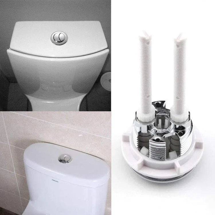 38mm round white dual flush button for toilet cistern replacement