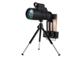 Cloth-covered monocular telescope with 10x magnification, exit pupil distance 2mm, and exit pupil diameter 3mm