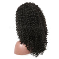 Fluffy long curly black wig with small curl waves made from high temperature silk chemical fibre