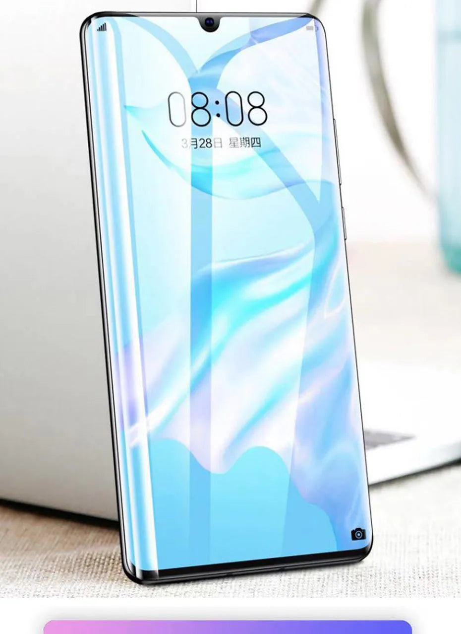 Three hydrogel screen protectors for Huawei and Honor smartphones in PET film