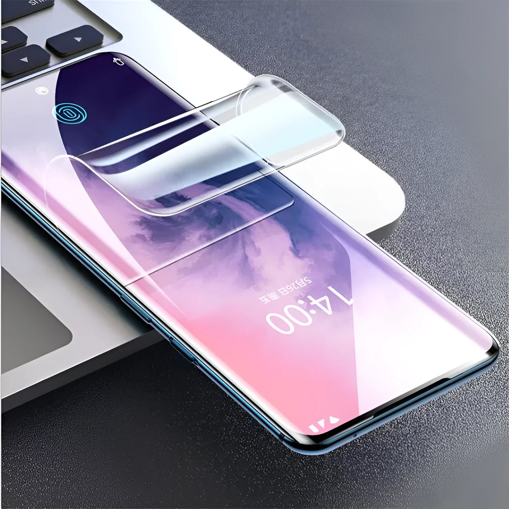 Three hydrogel screen protectors for Huawei and Honor smartphones in PET film