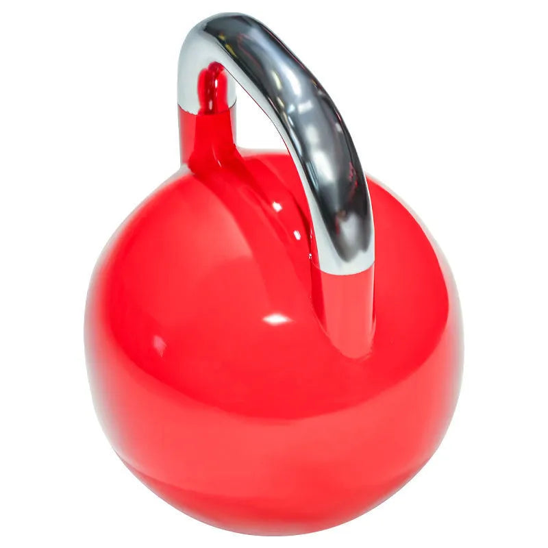 Steel paint competition kettlebell for men and women strength training, available in weights 4kg to 32kg