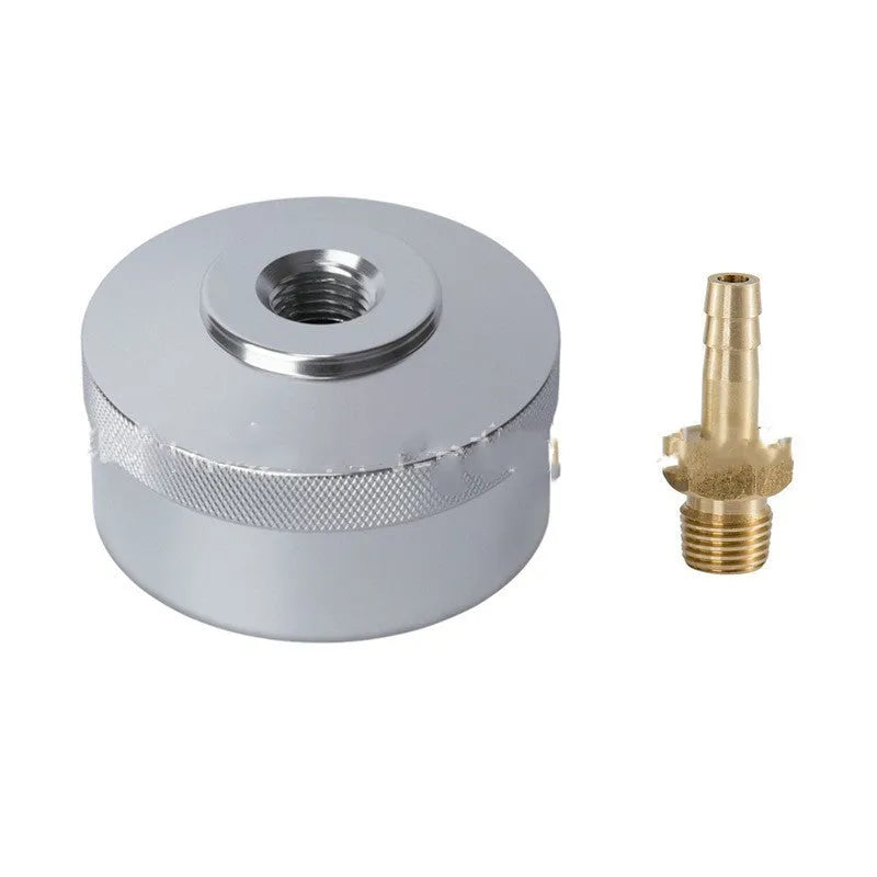 Silver aluminium alloy Yamaha refuelling tool engine cap by Baze with anti-corrosion finish