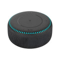 Black Bluetooth speaker with wireless charging top and white noise generation function