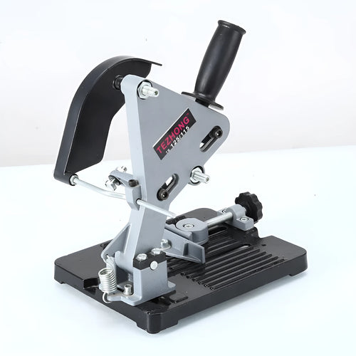 Alloy angle grinder bracket with 125mm length for workshop tool mounting