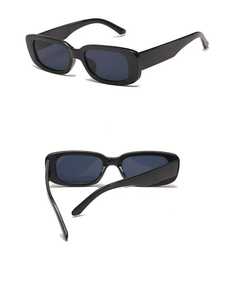 Men and women trendy frame sunglasses in multiple colours with UV400 protection and AC lenses