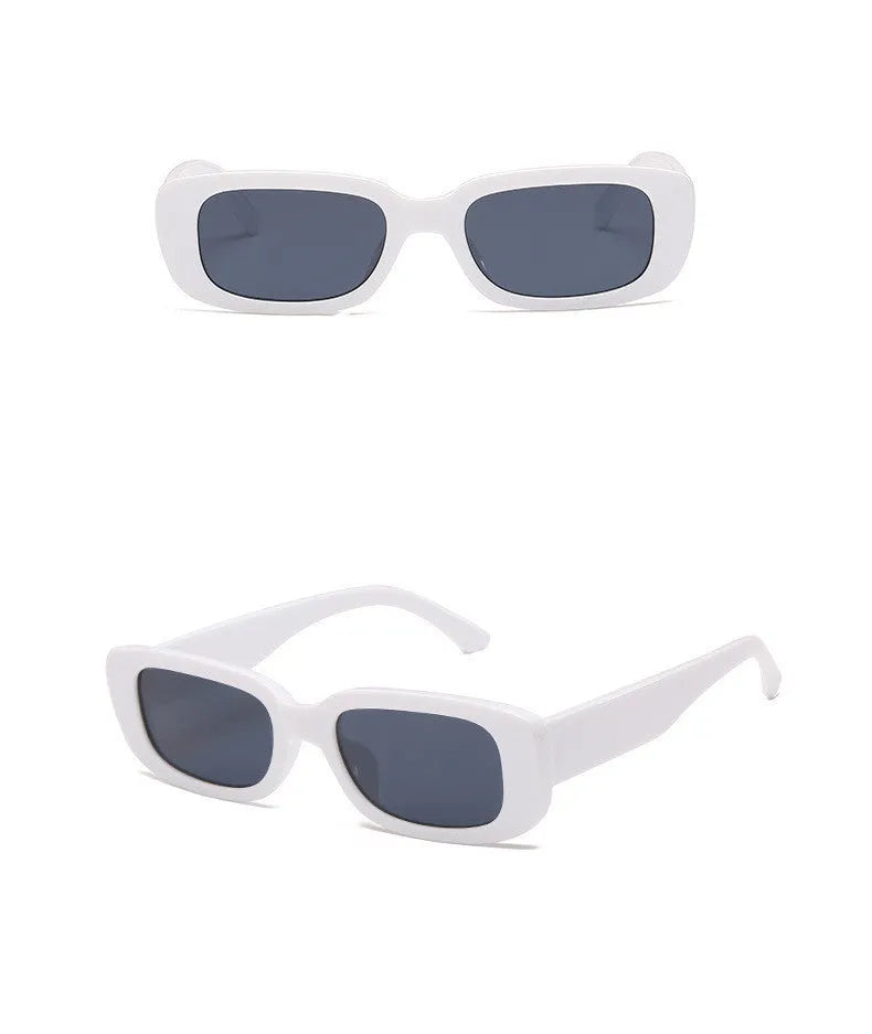 Men and women trendy frame sunglasses in multiple colours with UV400 protection and AC lenses