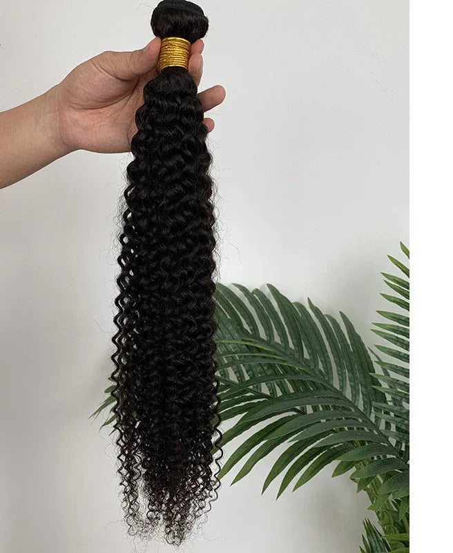 Human hair wig in medium long length, available in sizes 8 to 28 inches and colours 8A and 9A