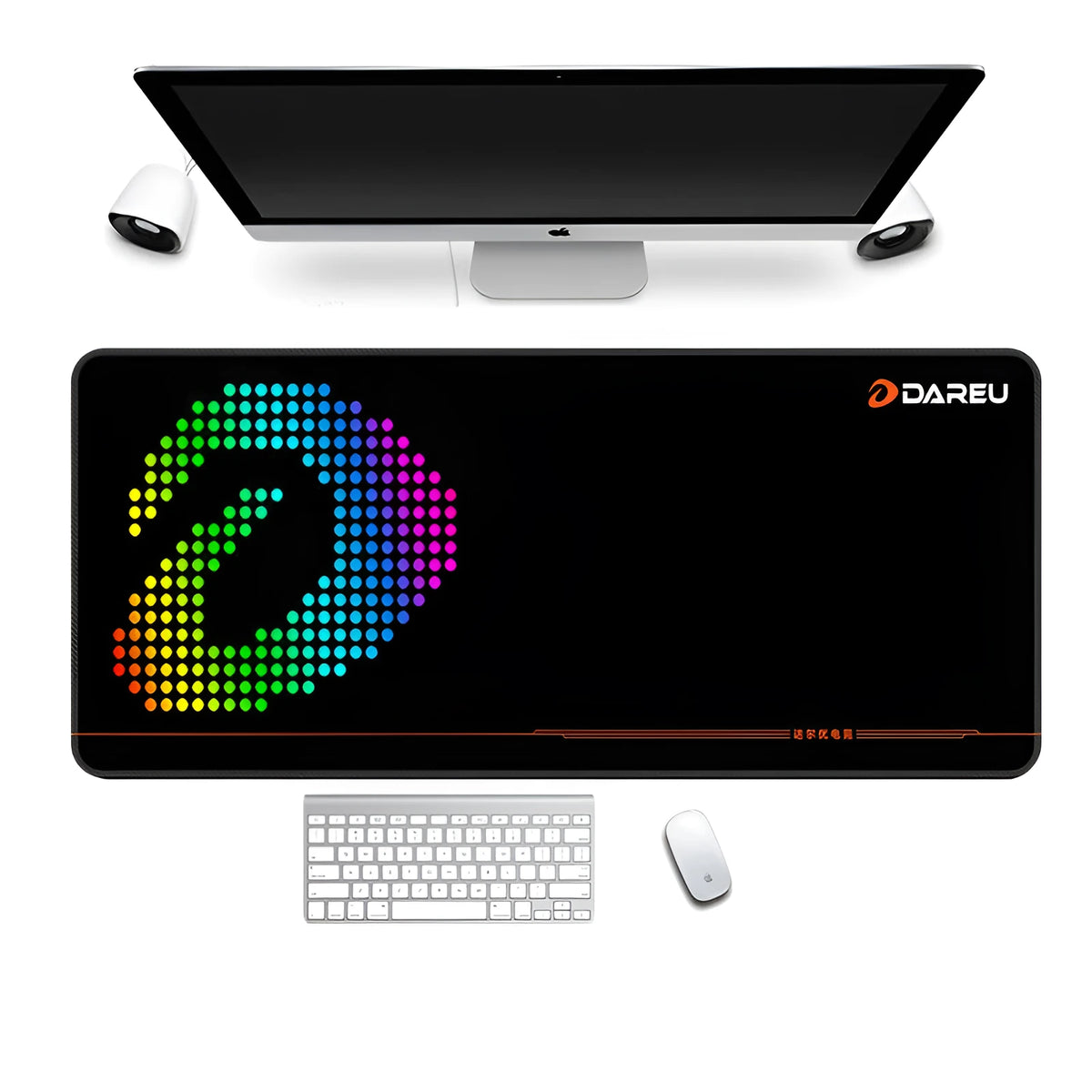 Super long super large thickening gaming mouse pad with non-slip rubber base and cloth surface, multi-size available