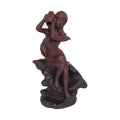 Creative snail red backflow incense burner handmade from agarwood for home aromatherapy