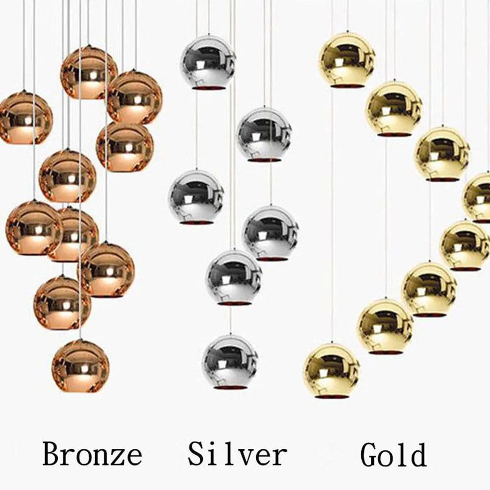 Glass chandelier with adjustable height up to 1.5 metres and electroplated iron body in bronze gold or silver finish