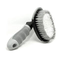 Set of car wash tyre brushes including T brush straight brush and tapered brush with soft handle and wheel bone wire bristles 25cm length