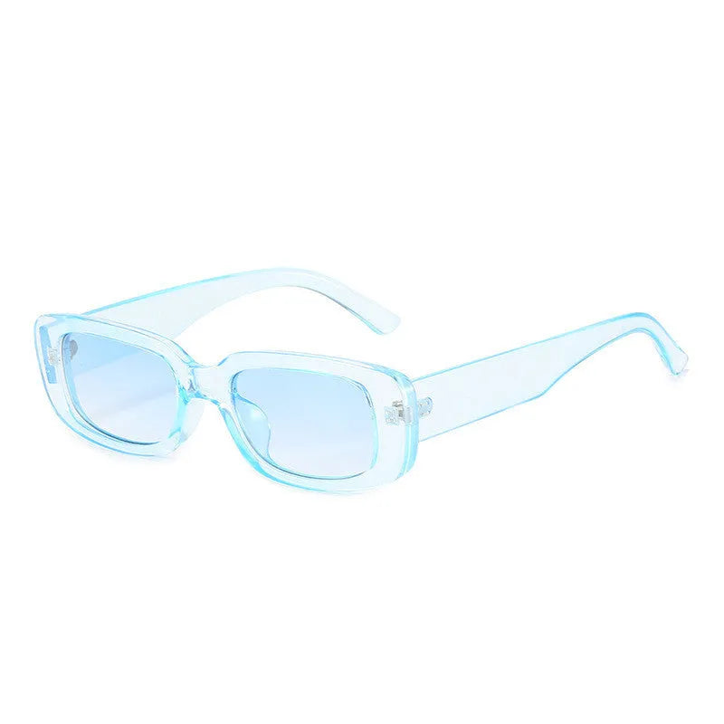Men and women trendy frame sunglasses in multiple colours with UV400 protection and AC lenses