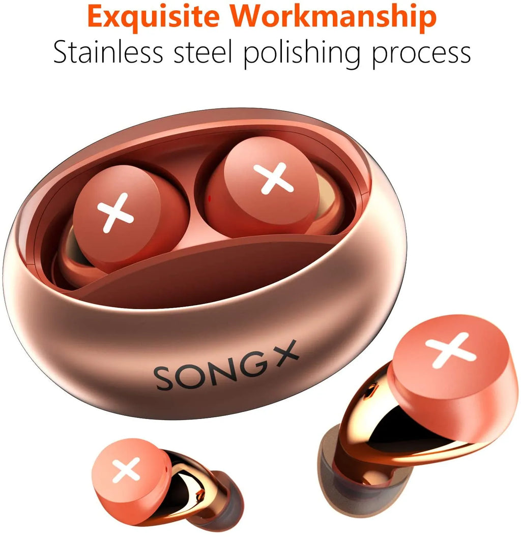 True wireless earbuds with star loop design, noise cancelling Bluetooth, TWS 3D stereo and 220g lightweight body