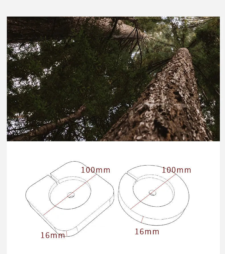 Walnut wood magnetic wireless charger bracket base with floor-standing design