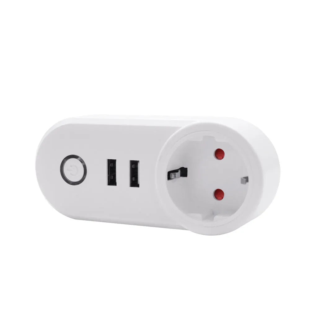 WiFi smart socket with PC flame retardant housing, EU plug version, model MR-C004