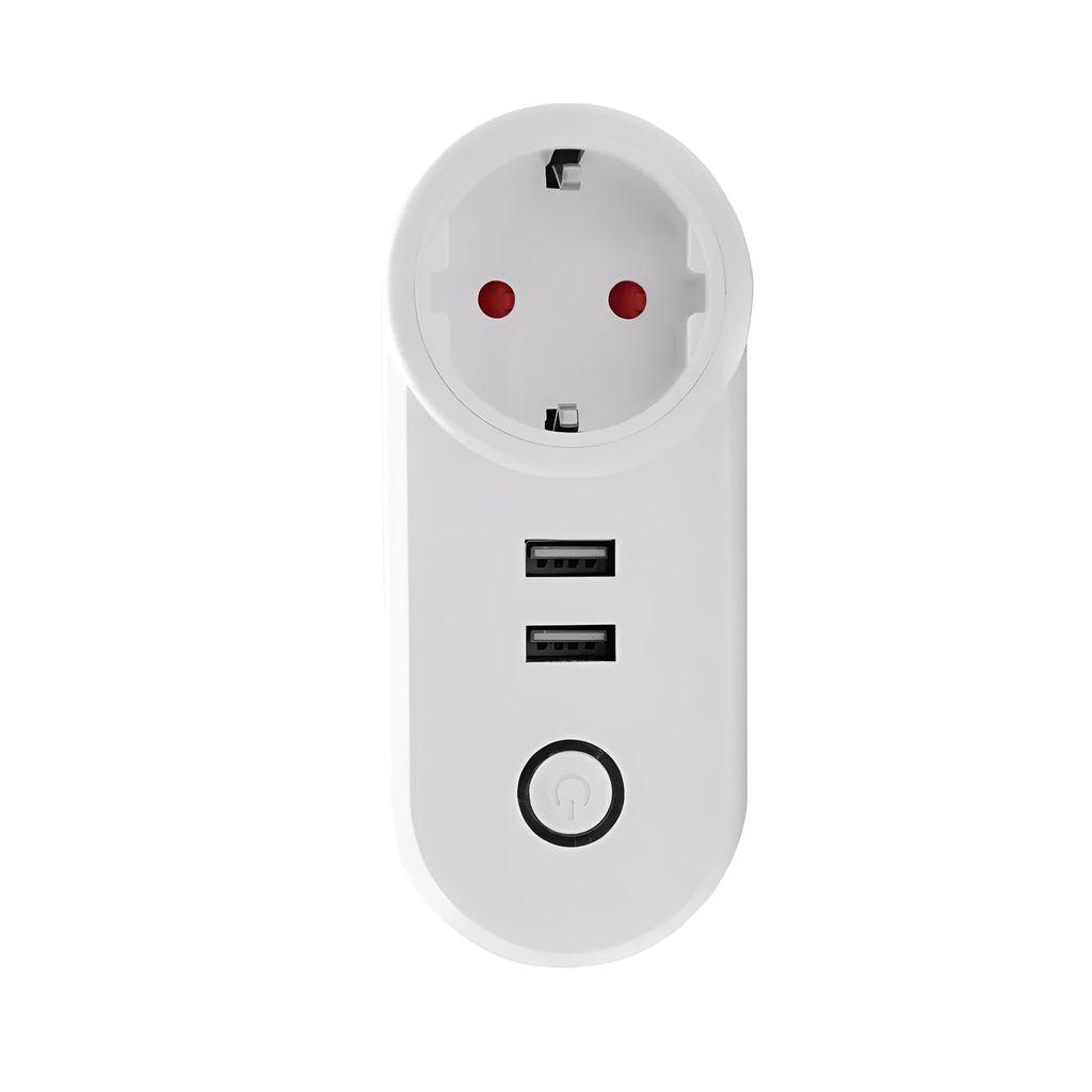 WiFi smart socket with PC flame retardant housing, EU plug version, model MR-C004