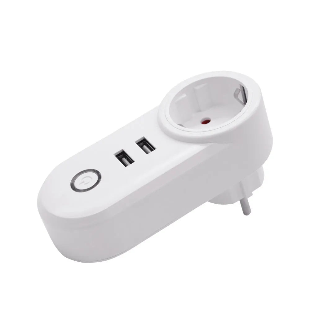 WiFi smart socket with PC flame retardant housing, EU plug version, model MR-C004