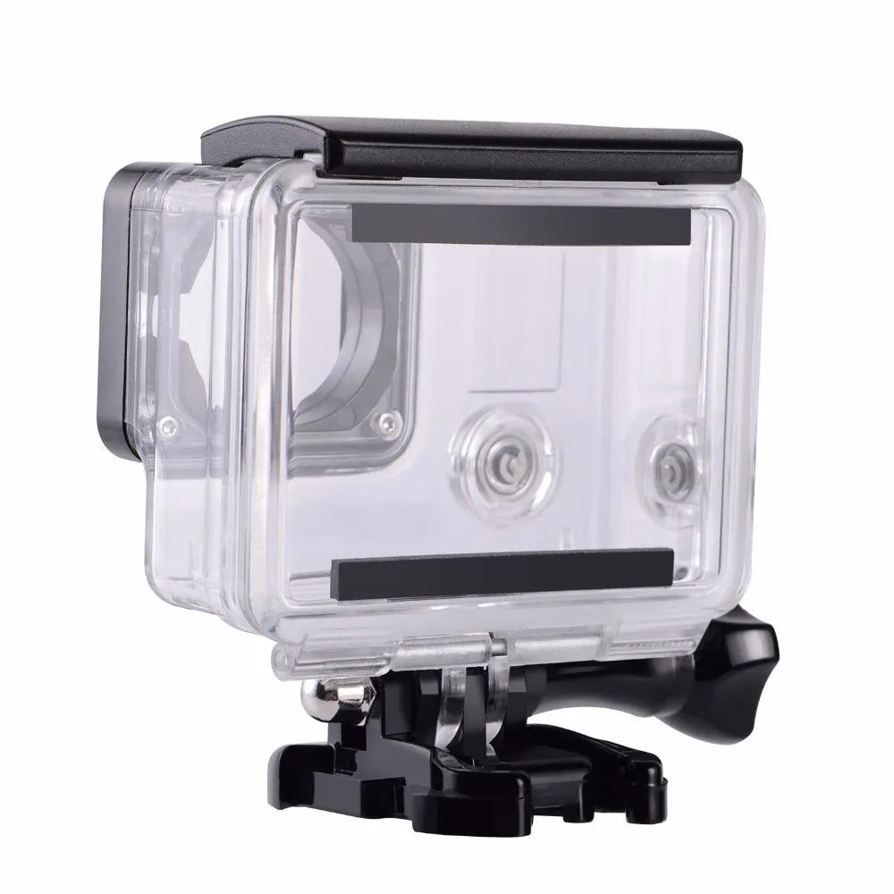 GoPro Hero waterproof housing case in transparent black colour for underwater camera protection