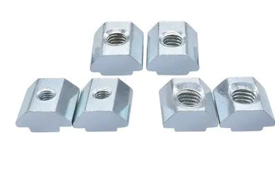 Ideaformer metal T-Nut slider for 2020 aluminium profile with M3 M4 M5 threads