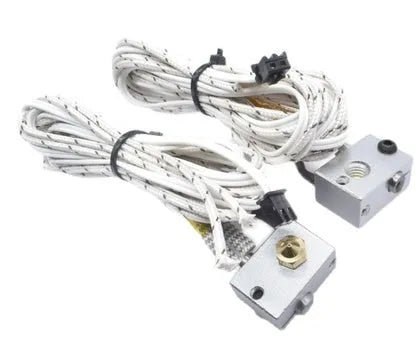 E3DV6 50W HT NTC100K heating tube kit for 3D printer hotend repair, 12V or 24V