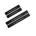 Carbon fibre car threshold strip for Alfa Romeo door sill protection with two sections 60cm x 7cm and 40cm x 7cm