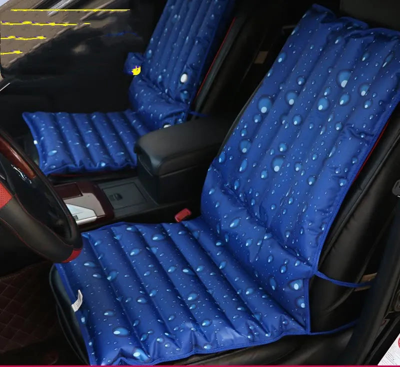 Cooling ice pad water cushion car seat cushion in waterproof PVC composite cloth for summer vehicle use