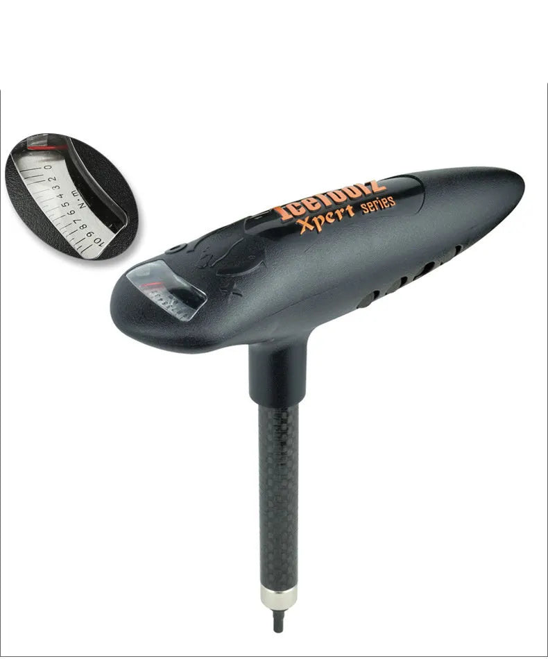 Lifu black torque wrench 3-10N·m for road bike maintenance, 13.7 x 3.2 x 14.6cm, steel iron plastic