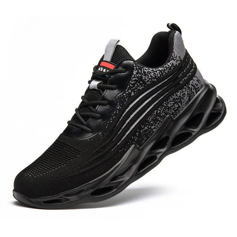 Men's anti-puncture work safety shoes, lightweight wear-resistant, high mouth above 11cm, low help, sizes 35-48