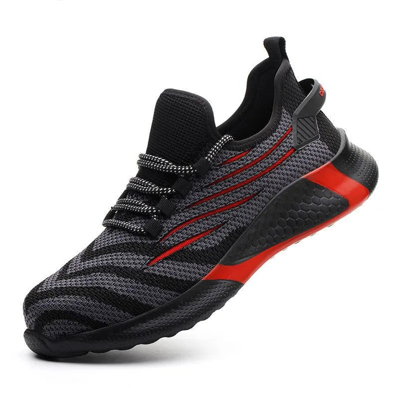 Men's anti-puncture work safety shoes, lightweight wear-resistant, high mouth above 11cm, low help, sizes 35-48