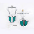 Korean dental jaw articulator with three adjustable positioning points