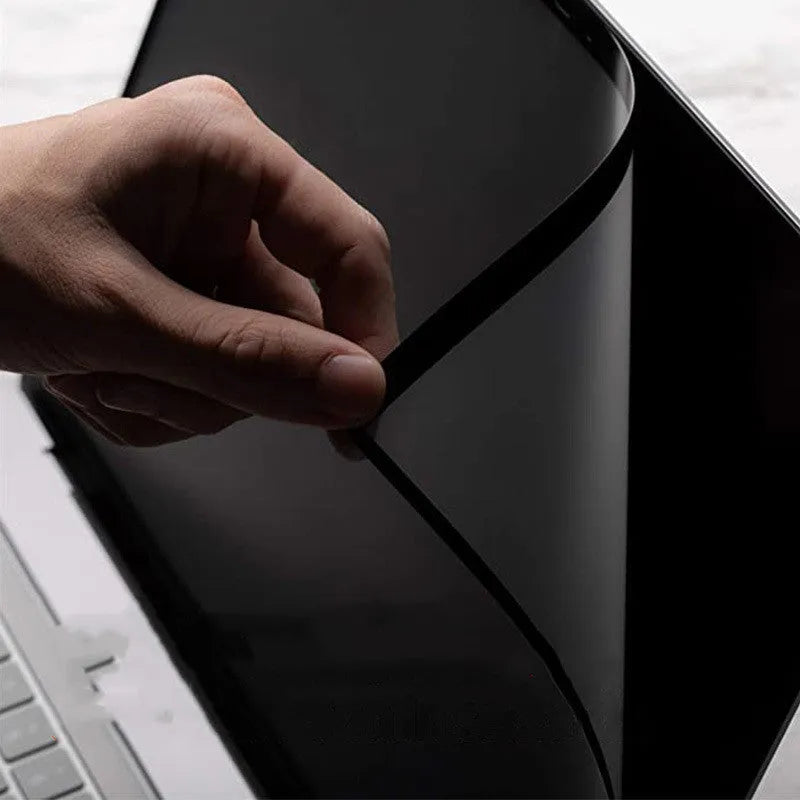 Anti-peeping privacy screen film for Apple MacBook Pro and Air laptop, PET material with non-marking frame glue