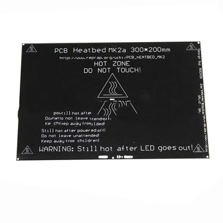 MK2A 3D printer hot bed aluminium substrate platform 200x300mm build plate