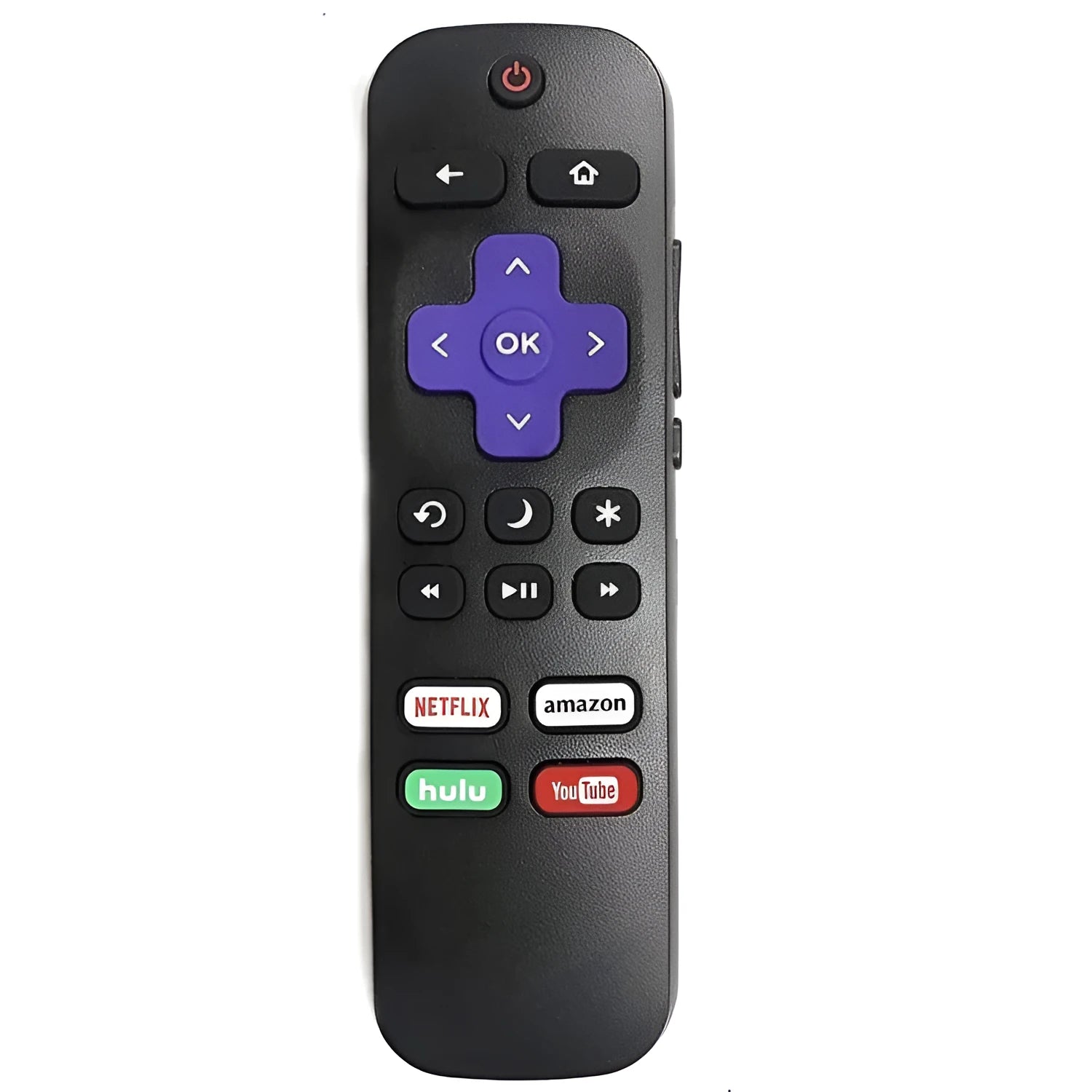 Black Roku television remote control for HD XD XS Express Premiere models