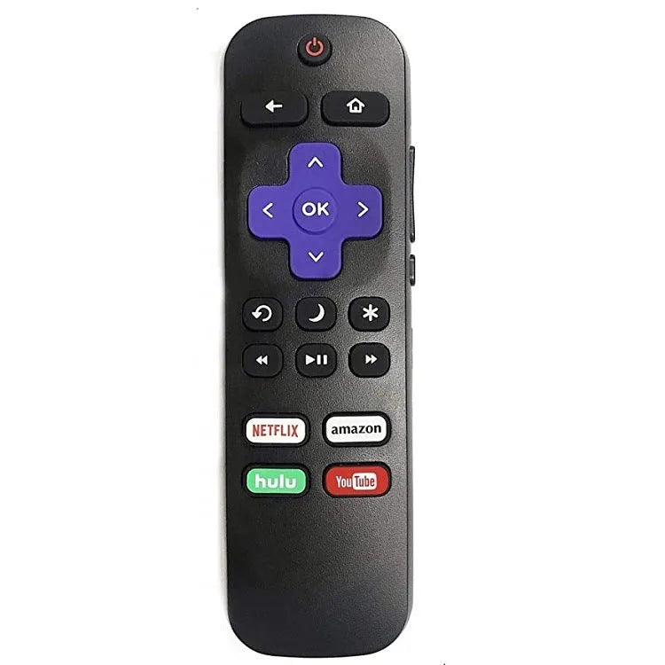 Black Roku television remote control for HD XD XS Express Premiere models