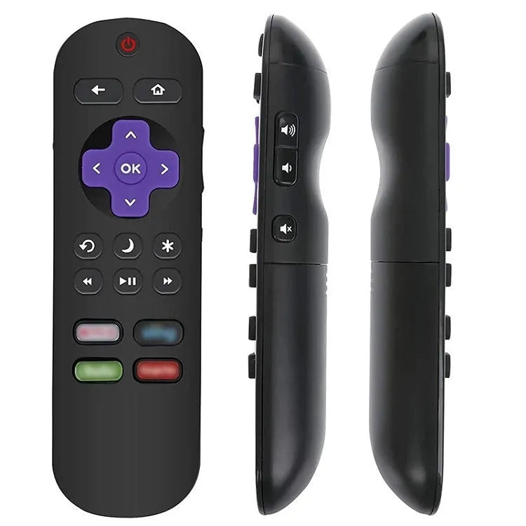 Black Roku television remote control for HD XD XS Express Premiere models