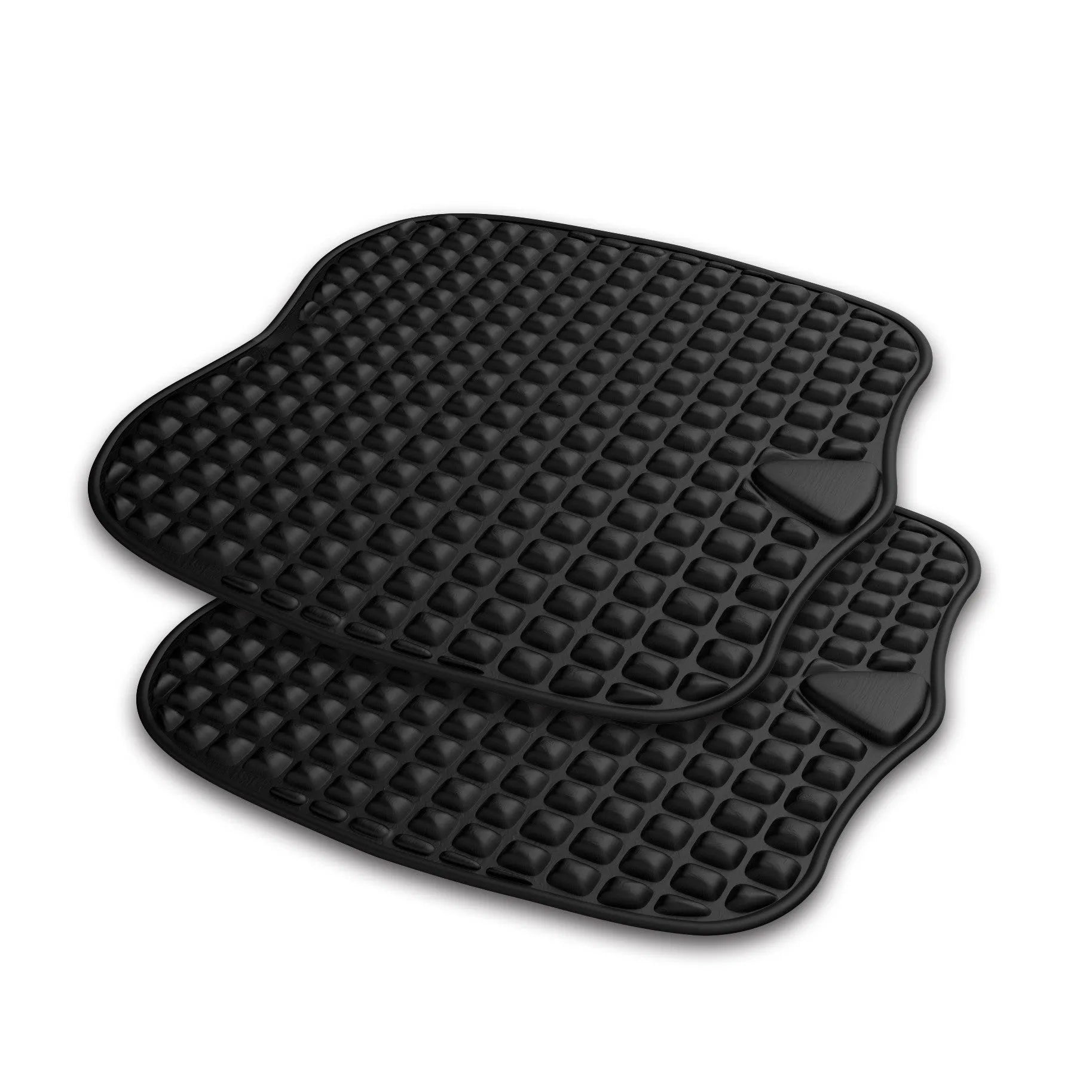 Breathable gel car seat cushion in ice silk with fluid gel filling for summer use, universal V five-seater fit