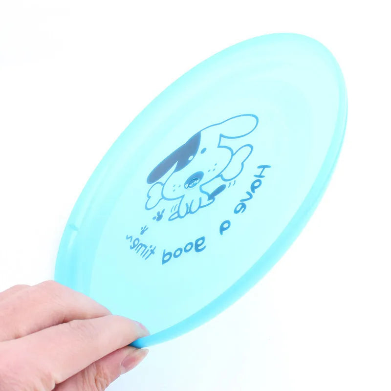Lightweight 20cm dog flying disc in random colour for fetching games