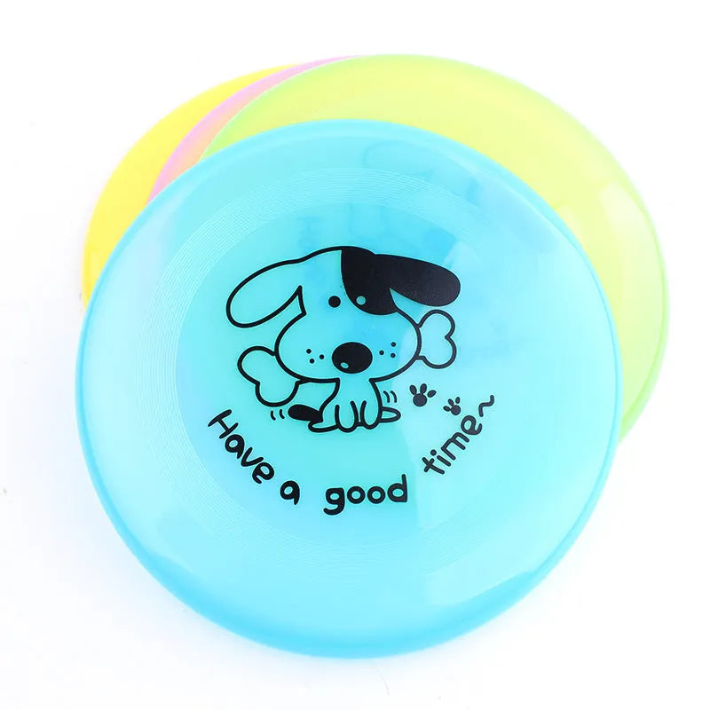 Lightweight 20cm dog flying disc in random colour for fetching games