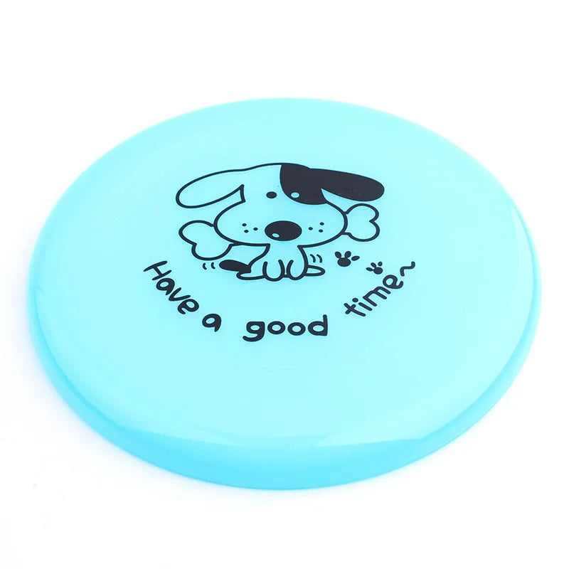 Lightweight 20cm dog flying disc in random colour for fetching games