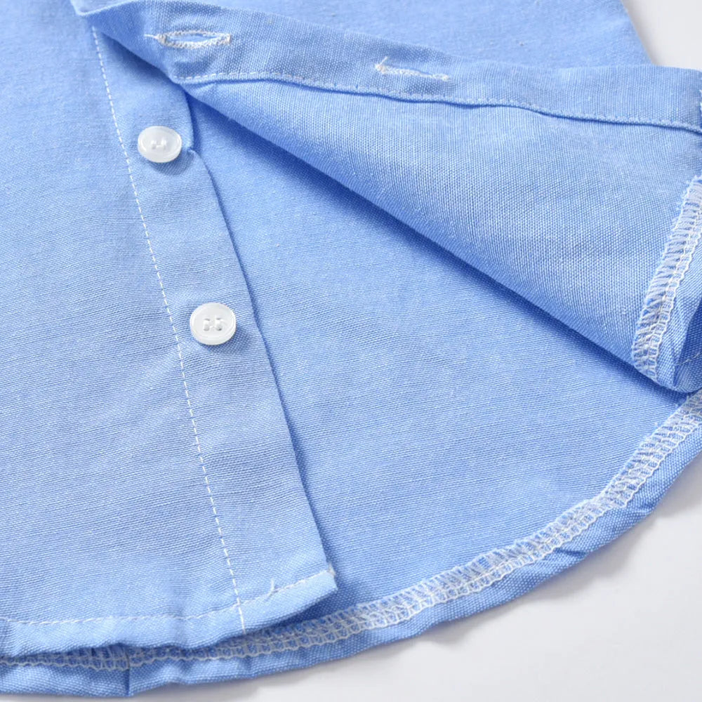 Boys' blue pant suit with bow tie and long sleeves for formal winter occasions